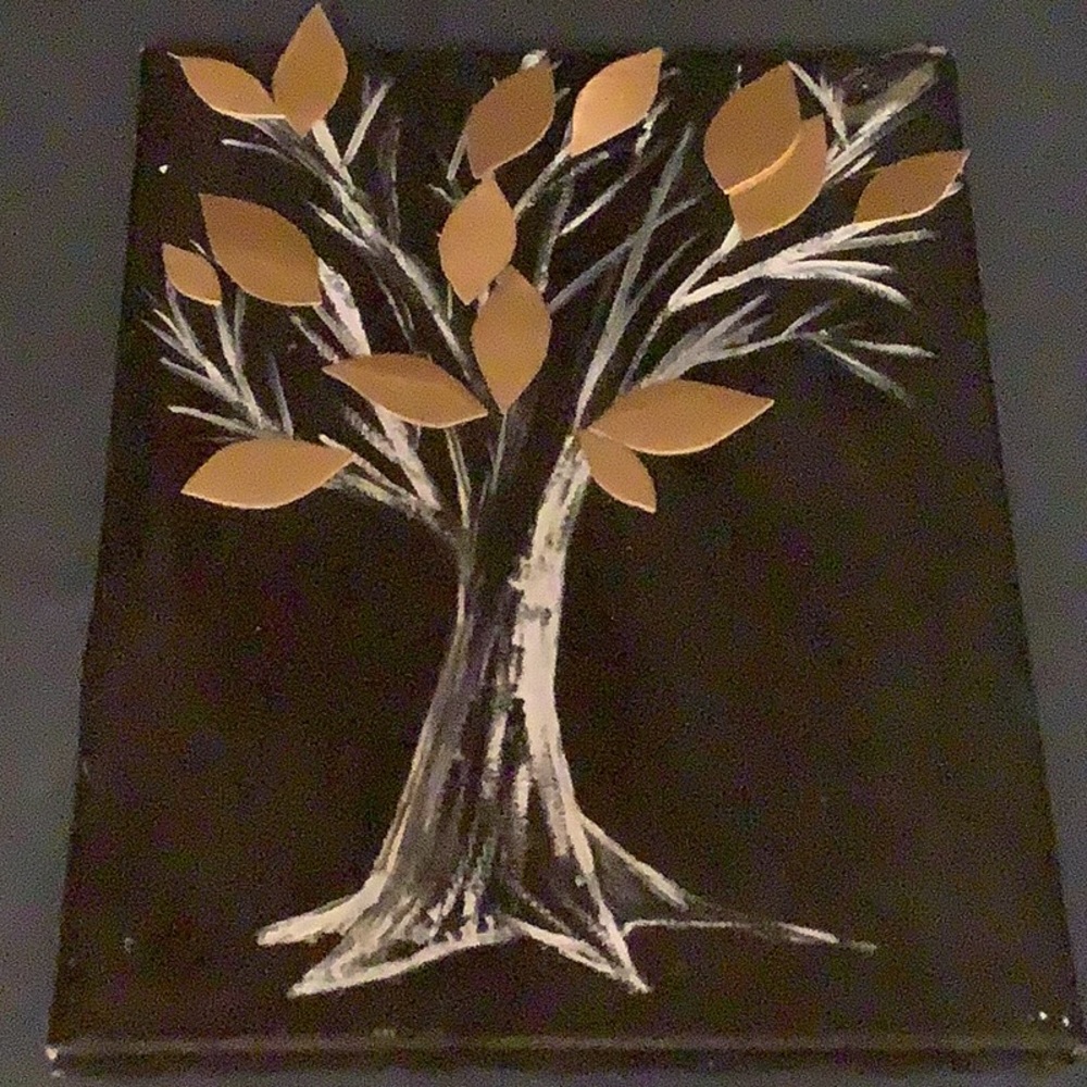 🌳“Dark Tree Bliss “ Painting 🌳